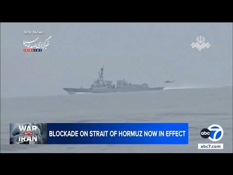 Strait of Hormuz blockade: US military says they will only block ships from Iranian ports