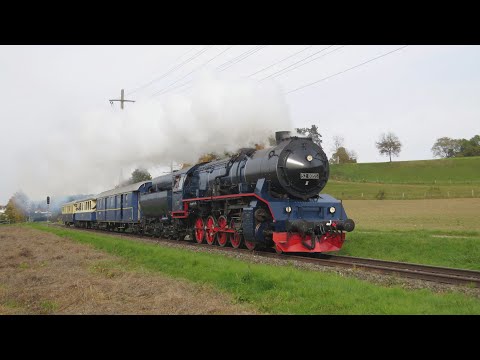 Die 52 8055 ist zurück! – Erste öffentliche Fahrt nach dem Brand im Depot Schaffhausen | SwissRails