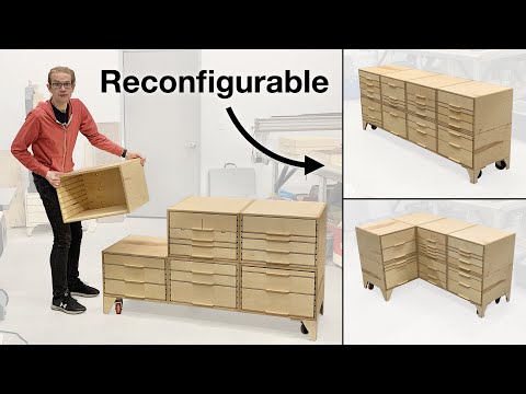 Modular workshop cabinet system (with plans!)