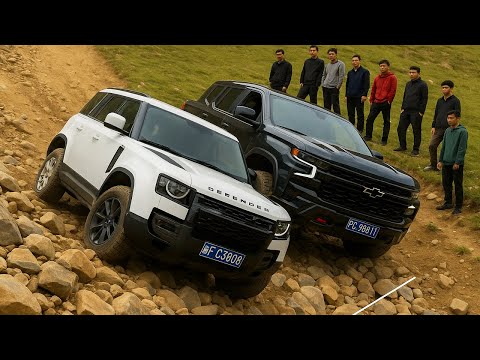 Land Rover Defender 110 vs Chevrolet Silverado 5.3L V8 v Toyota  4Runner v Ford Bronco: PK Off-road