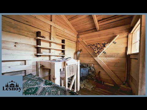 Arrangement of the dugout inside. Do-it-yourself furniture. Part 4