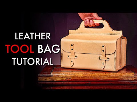Leather Tool Bag DIY - Tutorial and Pattern Download