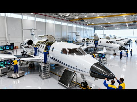 Inside the $500 Million Gulfstream Factory—Where Billionaires Build Their Private Jets(full process)