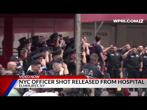 Video Now: Officer shot  released from hospital