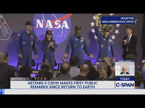 Artemis II Astronauts Make First Public Remarks Since Returning to Earth