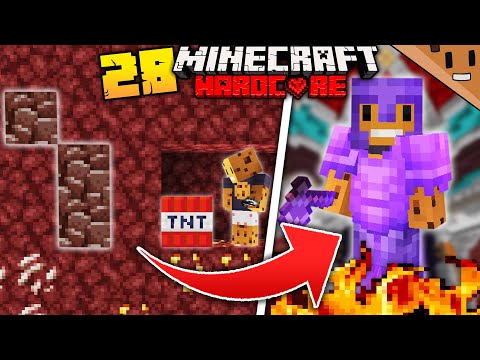 UNLIMITED NETHERITE in Minecraft Hardcore! (#28)