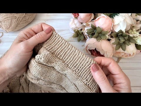 It couldn't be easier!👍💯 Closing the elastic band with a 1x1 needle. My favorite method!