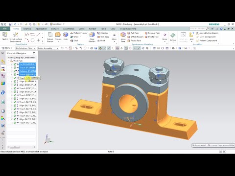 #NX CAD #Plumber BLOCK assembly #PART 6