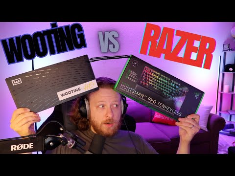 Battle of the Titans: Wooting 60 HE+ vs Razer Huntsman V3 Pro TKL - Build, Feel, FPS Use.