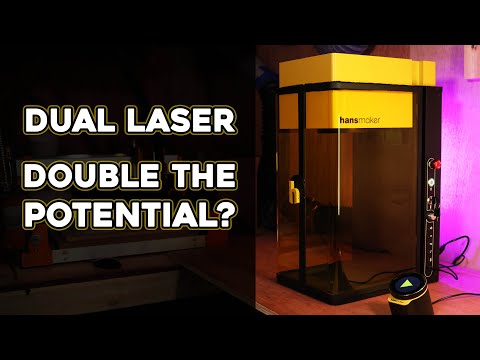 30w Fiber and 20w Diode laser in one -  Review of the Hansmaker D1 Ultra