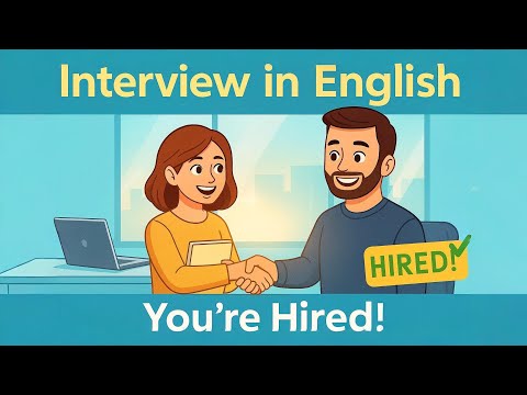 Job Interview English — Speak Confidently and Get Hired!