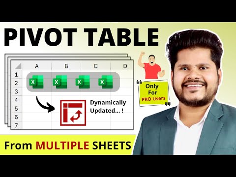 Pivot Table from Multiple Sheets in Excel - Pivot Table in Excel | Pivot Table Tutorial