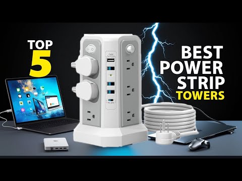 Top 5 Best Power Strip Towers with USB in 2026 | Surge Protector Guide