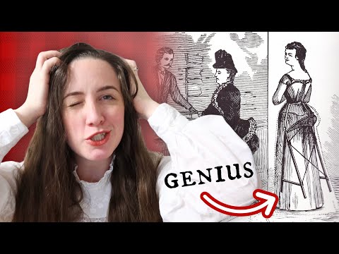 Weirdest Victorian Invention: The Bustle-Chair (and we made one)