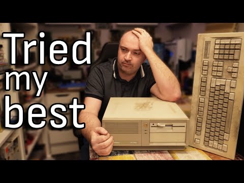 How NOT to repair a Commodore PC10-III