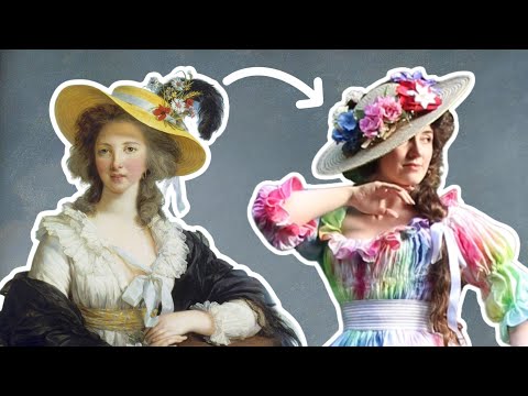 I tie-dyed an 18th century dress (Bonus: How to sew a Chemise a la Reine!)