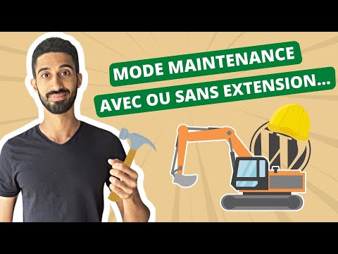Mettre votre site WordPress en MAINTENANCE facilement