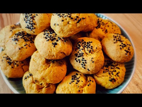 Тыквенное печенье 🍪 на раз два, ароматное и очень мягкое/Pumpkin Cookies Soft & Flavorful 🔥