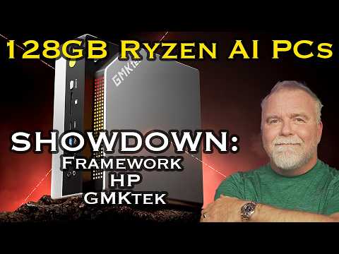 128GB AI PC Showdown:  HP vs Framework vs GMKTek!  Ryzen AI 395+ PRO MAX
