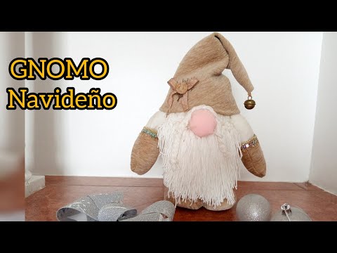 Como Hacer un GNOMO Navideño fácil..paso a paso.