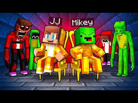 JJ and Mikey Became KINGS of Monsters in Minecraft - Maizen