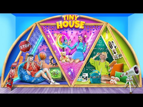 Маленький домик для тройняшек