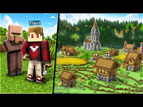 I transformed an entire village in Minecraft [100+ days]