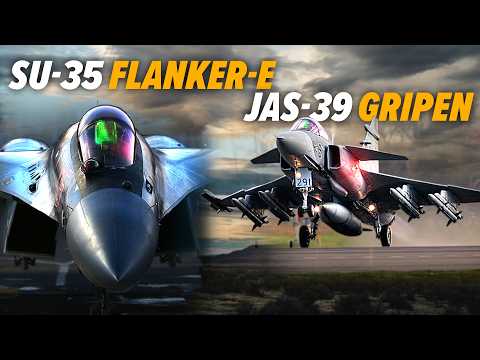 SU-35 Flanker VS Gripen Dogfight | DCS World