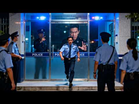 The drug lord fled in a police uniform but was exposed and caught at the door.