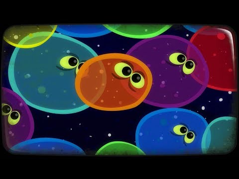 Суровый ЛИЗУН ГЛАЗАСТИК в лаборатории! Игра Tales from Space About a Blob с ПАПУЛЕЙ