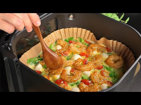 Delicious Shrimp Frittata. AIR FRYER Recipe
