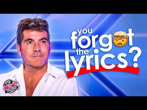 They FORGOT The Lyrics! 😱 Contestants Who FROZE On Stage, But Will They Redeem Themselves?