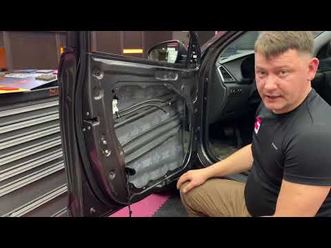 Proper soundproofing of car doors.