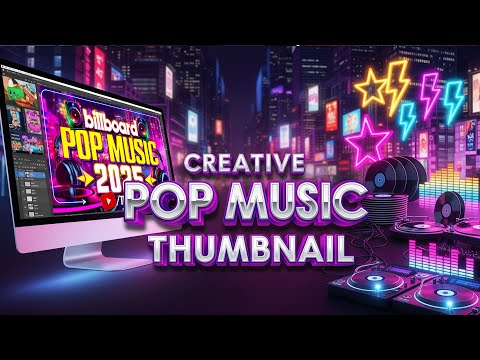The Making of a Creative Pop Music Thumbnail – Billboard Pop Music 2025