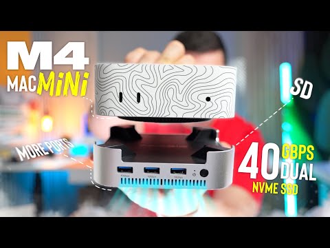 Mac Mini M4 HUB – ACASIS 40Gbps Dual NVMe SSD Dock + MORE!