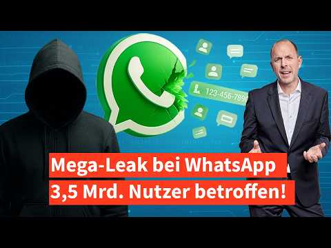 WhatApp: Größter Datenabfluss aller Zeiten - halbe Menschheit betroffen! | Anwalt Christian Solmecke