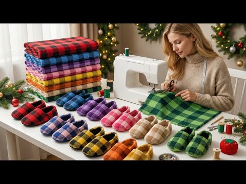 So Cozy! Easy DIY Slippers You’ll Love to Wear| No Pattern