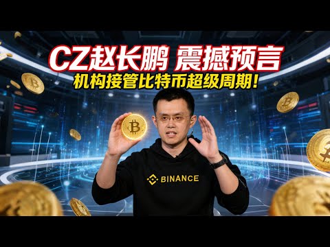 CZ赵长鹏 震撼预言，比特币“四年减半周期”已消失！机构接管超级周期！