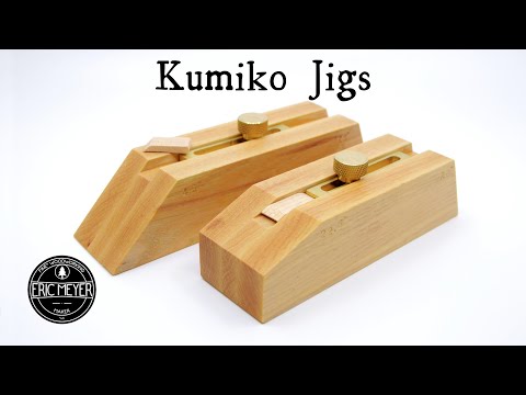 Making Kumiko Jigs from Hickory and Brass