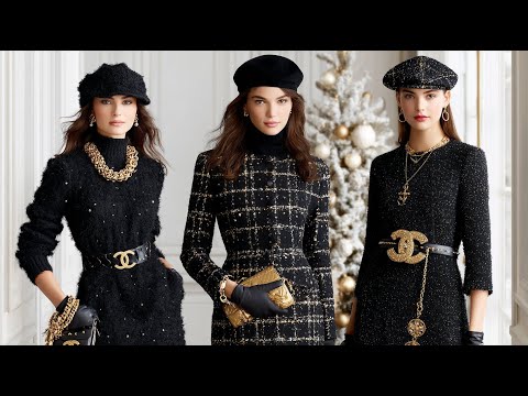 CHANEL Christmas Aesthetic Outfit Ideas | Elegant Holiday Fashion 2025
