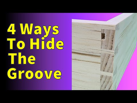 Dovetail Joint - How to Hide the Bottom Groove