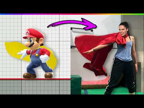 Which of Mario's Smash Bros Moves Could A Human Do?