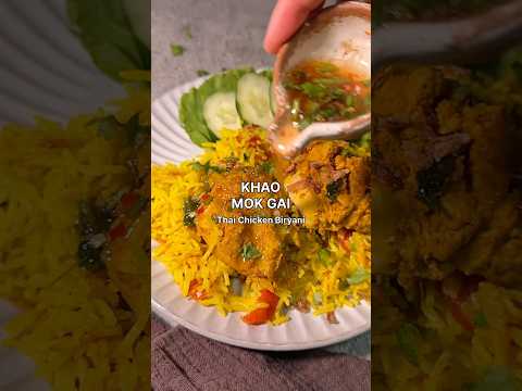 rice cooker recipe: Thai chicken biryani! #easyrecipe