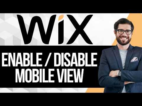 How to Enable and Disable the Mobile Friendly View of Wix Site