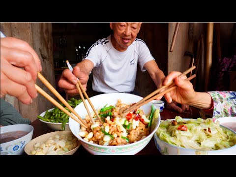 A Surprising Feast of Garlic | Traditional Chinese Rural Recipes