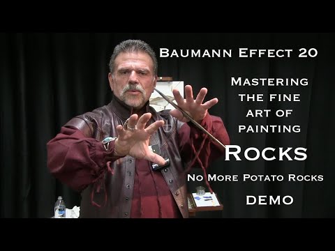 Baumann Effect 20, Demonstration, How To Paint Rocks!