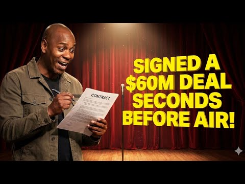 Dave Chappelle - I Signed a $60M Contract Seconds Before SNL