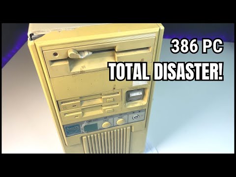 Destroyed 386 PC Gets Epic Restoration – From Junk to Windows 3.11!