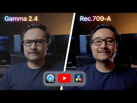 Отличается цвет в DaVinci, YouTube и QuickTime. Rec.709-A, NCLC Tags & Use Mac display на Mac OS