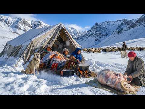 -31°C Survival: A Shepherd Family in Afghanistan’s Freezing Mountains